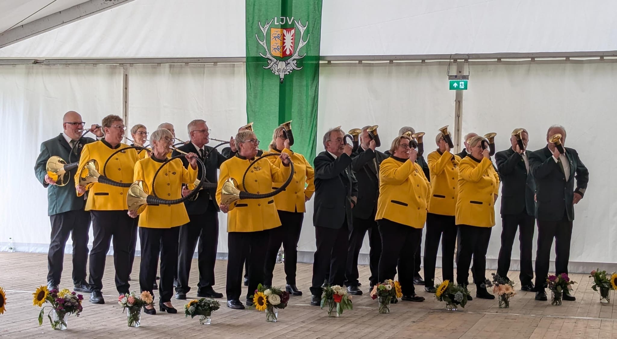 Landesmeister im Jagdhornblasen